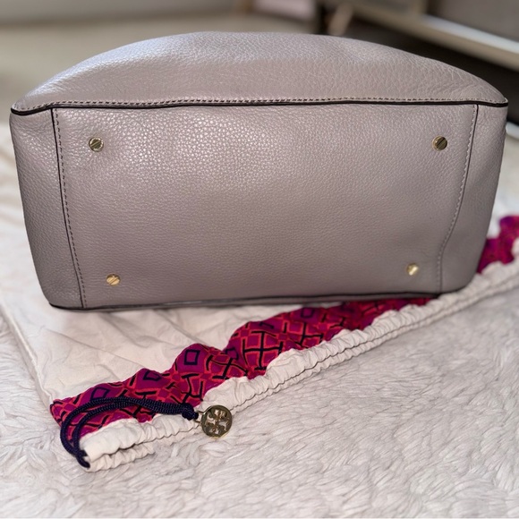 Tory Burch Triple Zip Leather Tassel Satchel - Picture 3 of 16